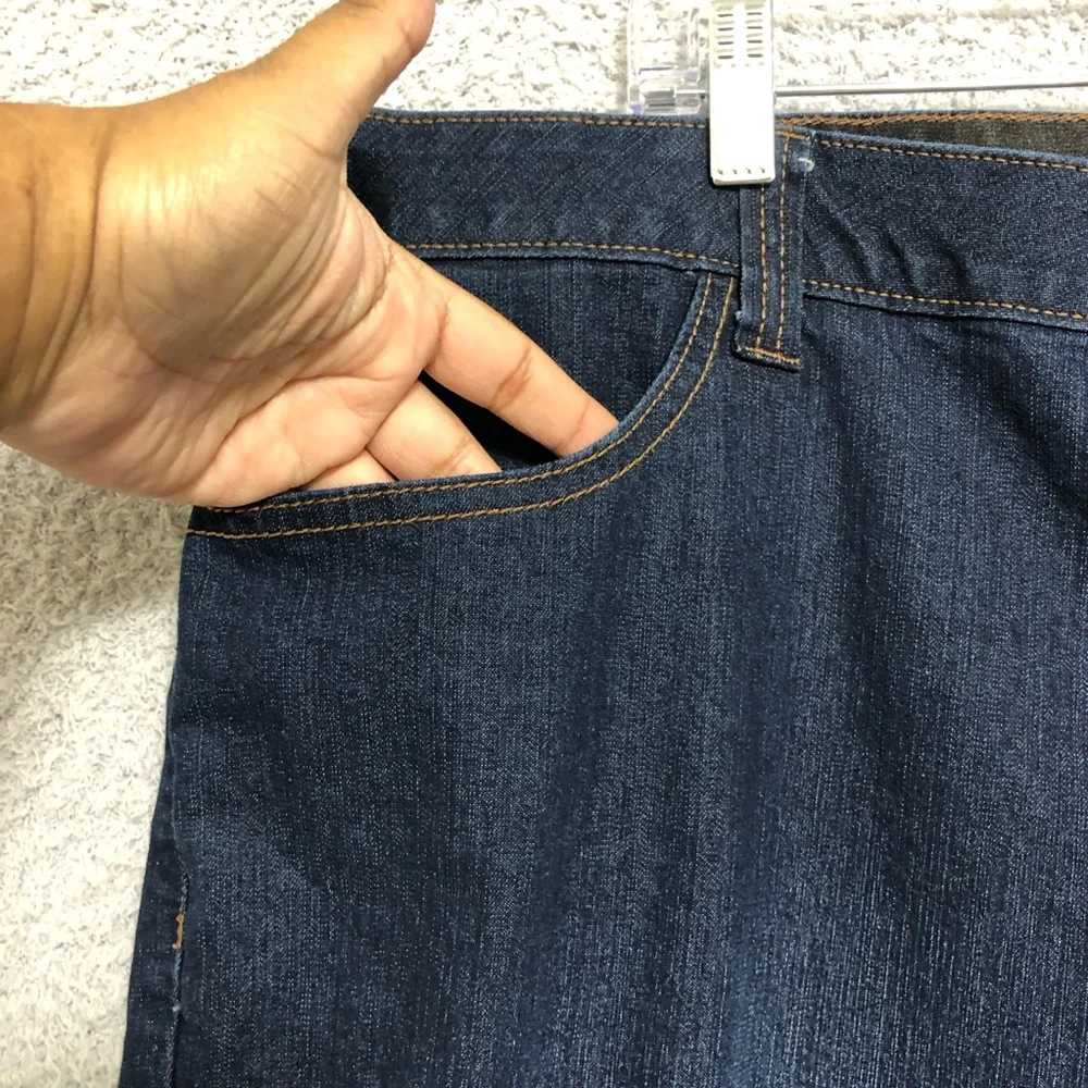 Catherines Secret Slimmer Synergy Dark Wash Jeans Size 26WP Plus